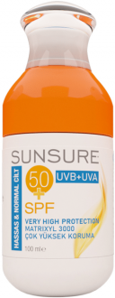 Dermo Clean Sunsure Hassas Ciltler 50 Spf 100 ml Güneş Ürünleri kullananlar yorumlar